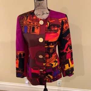 Custom Two Piece Italian Wool Skirt Suit